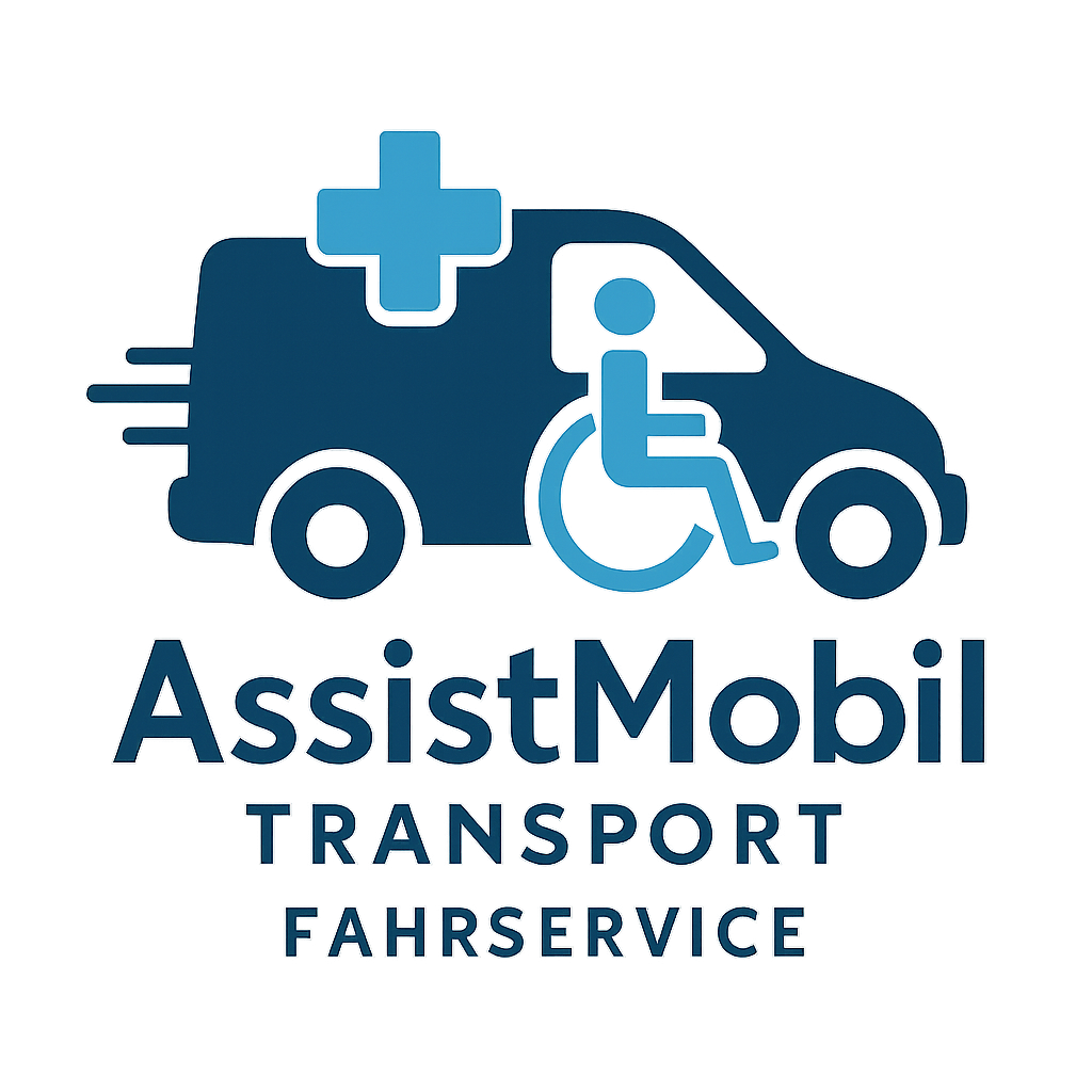 logo fr AssistMobil Transport Fahrservice Fokus Krankentransport und Behindertenfahrdienst