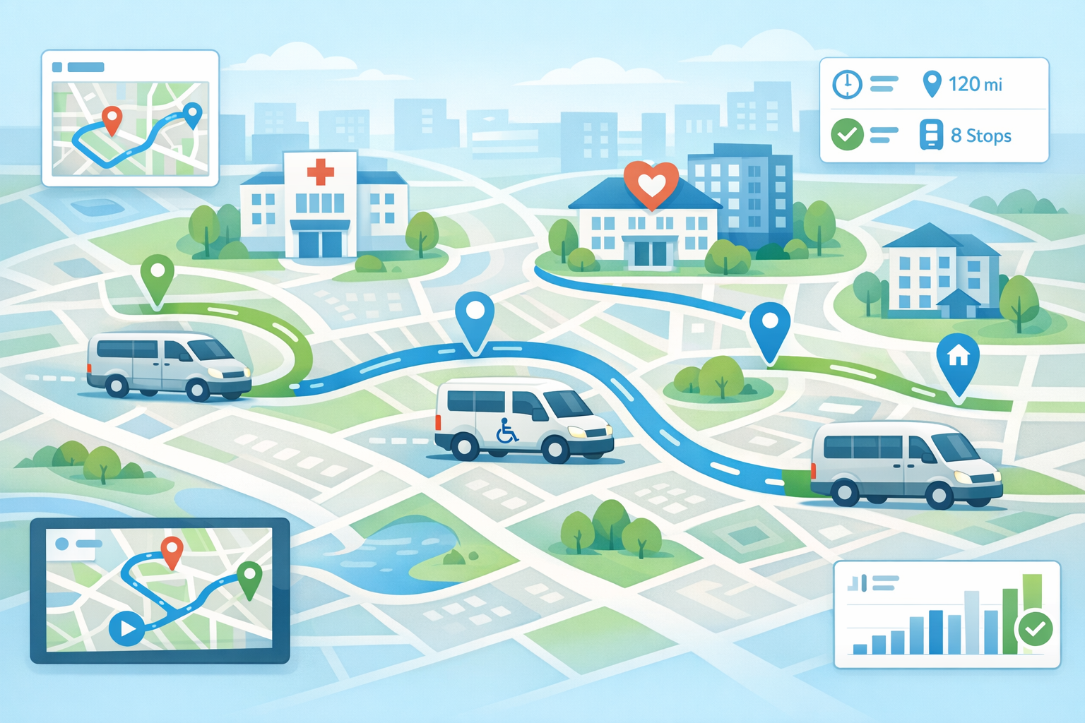 Ausgelastete Fahrten statt Leerfahrten